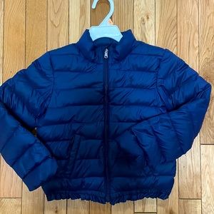 Size 6 children’s navy blue Polo puffy jacket